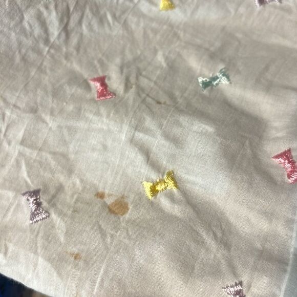 Eileen west vintage 90s coquette nightgown bow embroidered lightweight lace xs - Picture 11 of 11